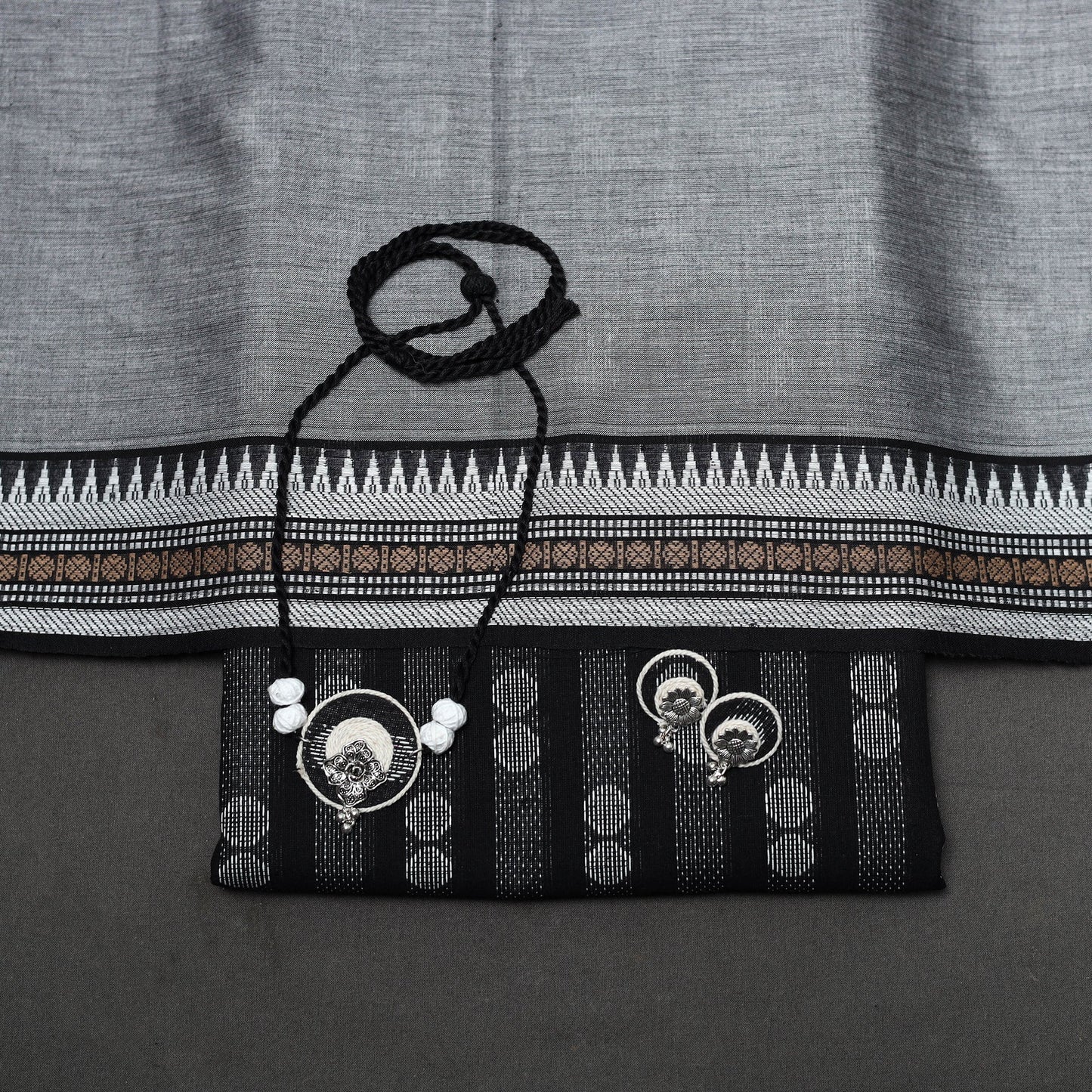 Jacquard cotton 2pc unstitched dress material