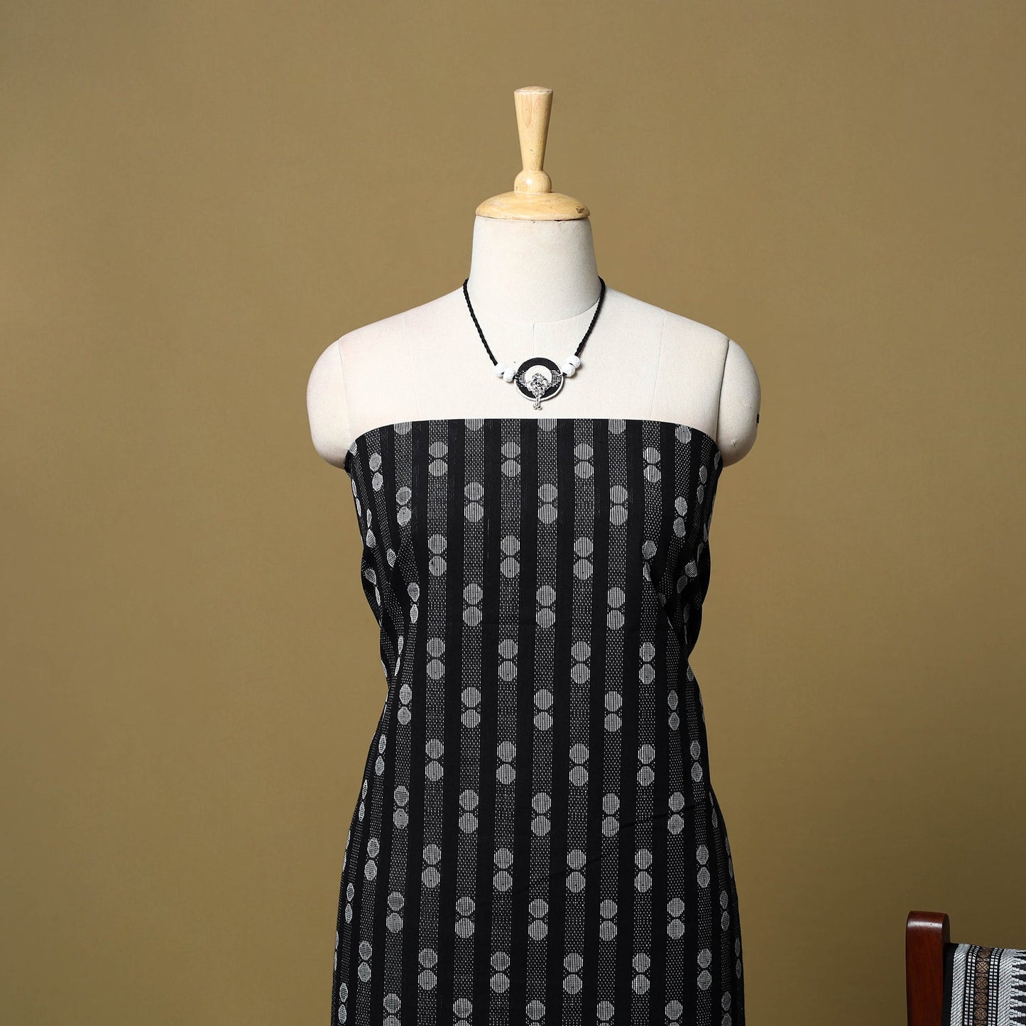 Jacquard cotton 2pc unstitched dress material