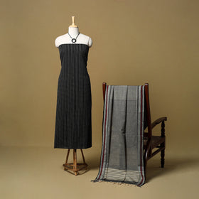 Jacquard cotton 2pc unstitched dress material