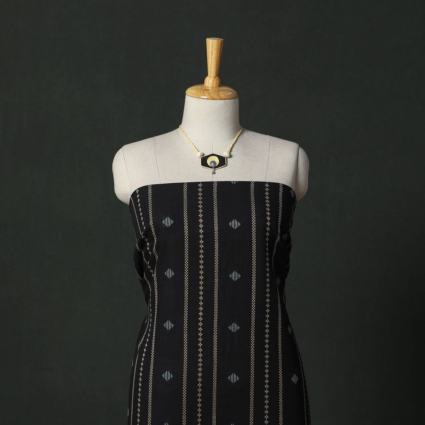 Jacquard cotton 2pc unstitched dress material