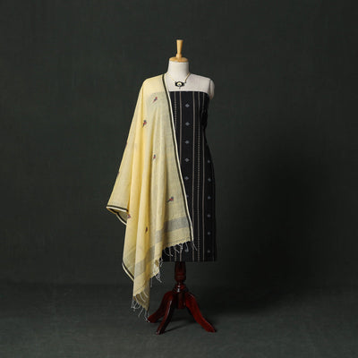 Jacquard cotton 2pc unstitched dress material