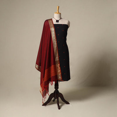 Jacquard cotton 2pc unstitched dress material