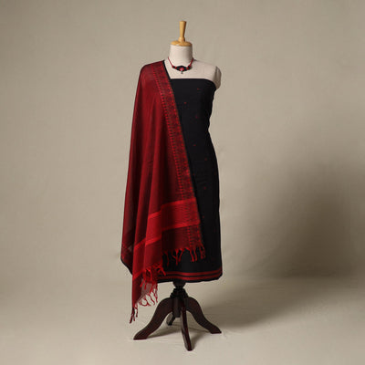 Jacquard cotton 2pc unstitched dress material