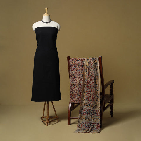 Jacquard cotton 3pc unstitched dress material 154