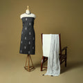Jacquard cotton 3pc unstitched dress material 81