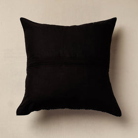  Black Jacquard Cotton Fabric Cushion Cover