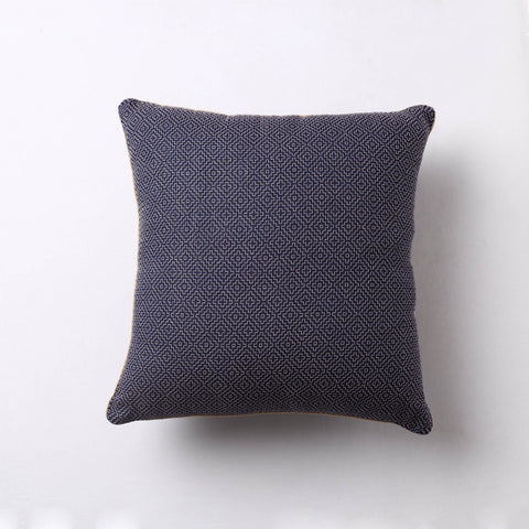  Black Jacquard Cotton Fabric Cushion Cover