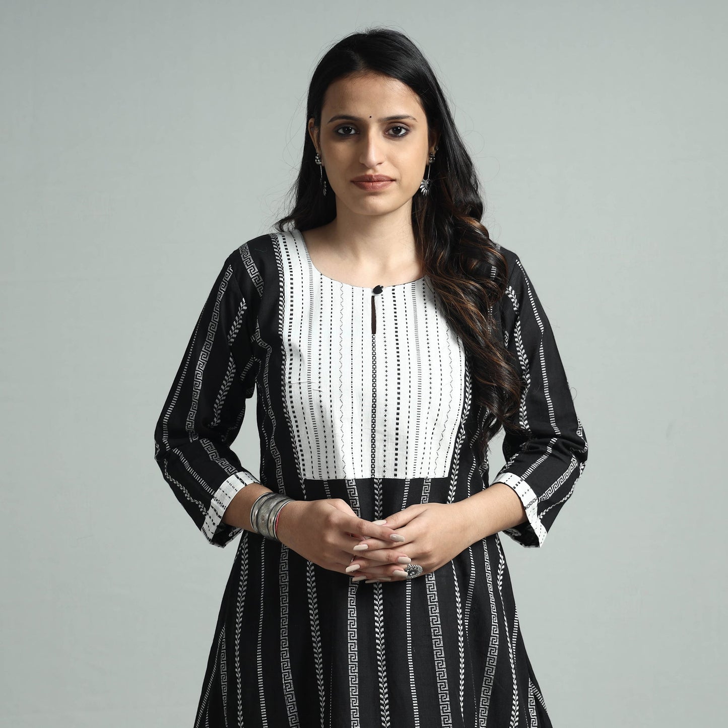 jacquard kurta