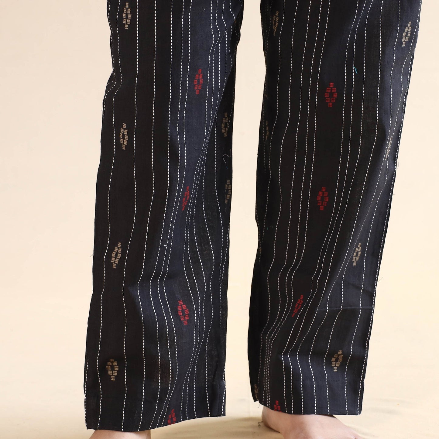Buy Jacquard Cotton Kaftan & Pyjama Night Suit Set Online at iTokri.com