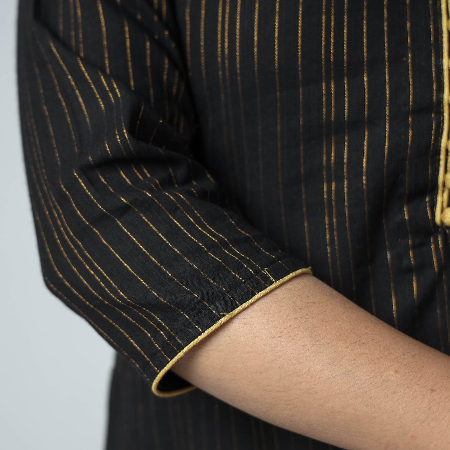  Jacquard Cotton Long Kurta for Women