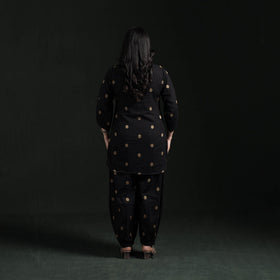 Jacquard cotton co-ord set for women 07 - handcrafted