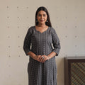  Jacquard Cotton Straight kurta for Women