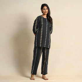 jacquard night suit