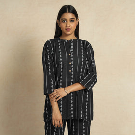  Jacquard Cotton Top & Pyjama Night Suit Set 