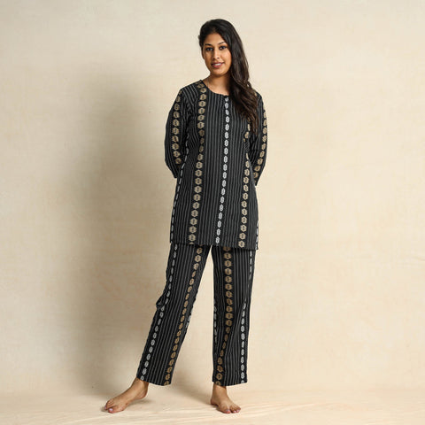 jacquard night suit