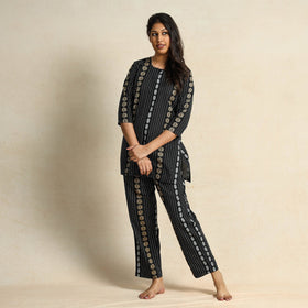 jacquard night suit