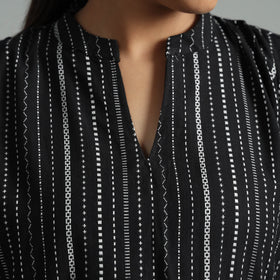 Buy Jacquard Half Sleeve Cotton Crop Top Online at iTokri.com