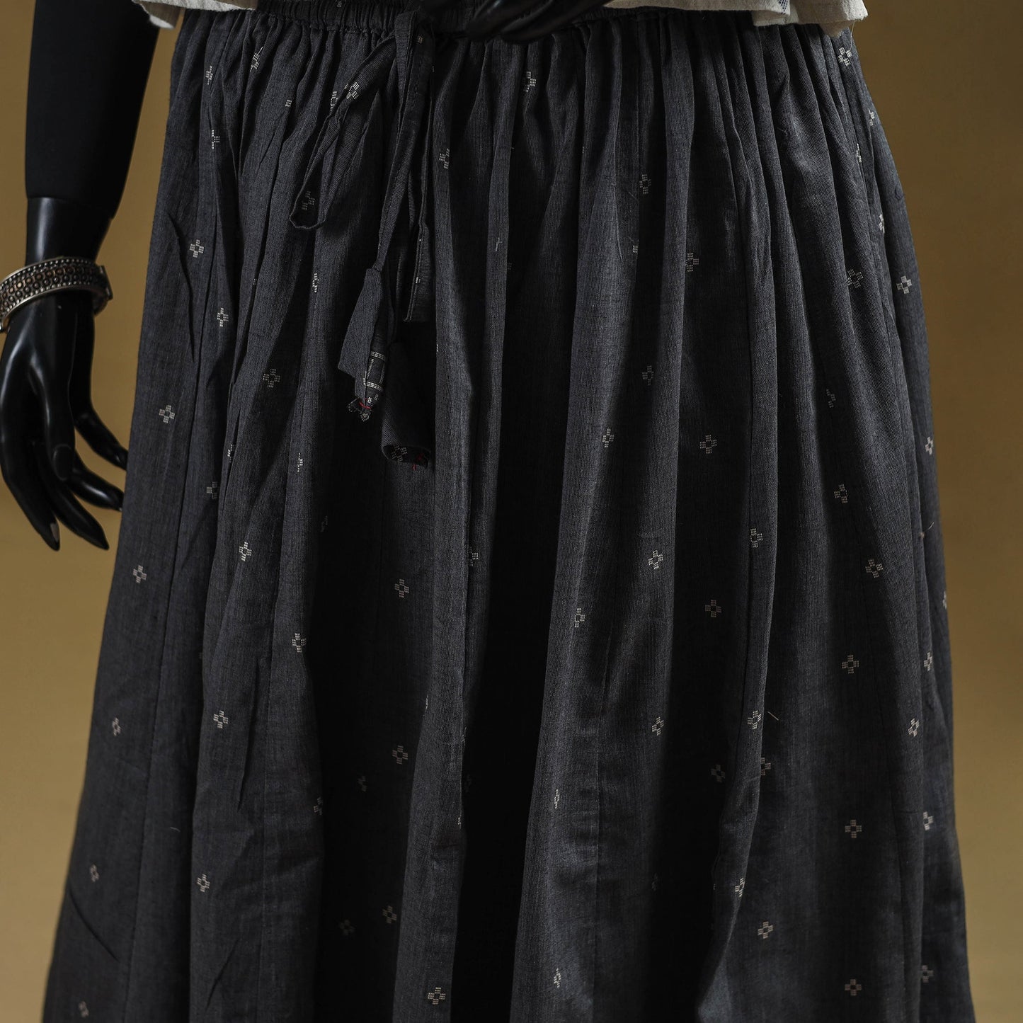 Jacquard patchwork 24 kali cotton long skirt 31