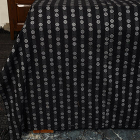 Black - jacquard patchwork cotton double bed cover