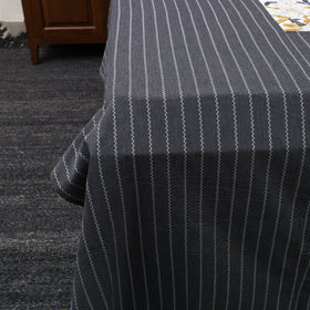 Black Jacquard with Sanganeri Patch Cotton Bedsheet Set