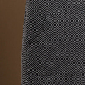 Black Bagh Block Print Cotton Apron with Pocket