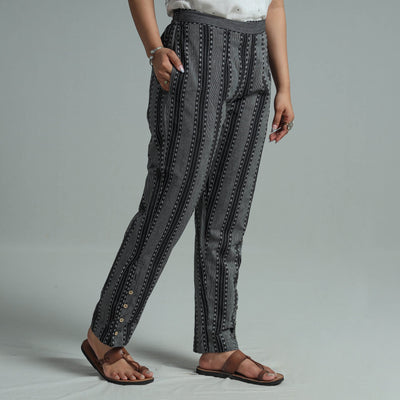  Jacquard Weave Cotton Elasticated Pant 11 Online at iTokri.com