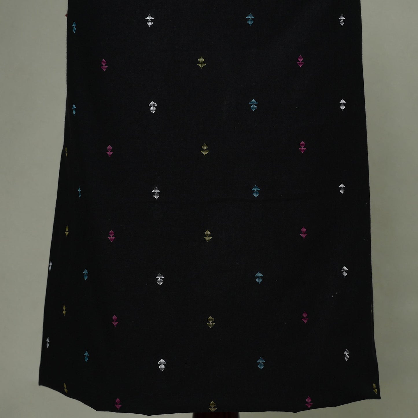Jacquard weave cotton patchwork unstitched kurta material