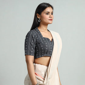 Buy Jacquard Weave Cotton Stitched Blouse 
