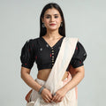 Buy Jacquard Weave Cotton Stitched Blouse 