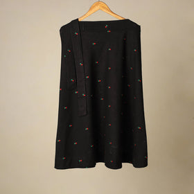 Jacquard weave cotton wrap around skirt 16 - handcrafted