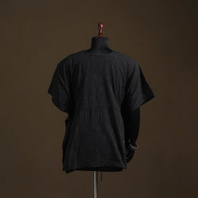 Jacquard weave patchwork cotton kaftan (short) 01