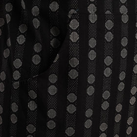 Buy Black Jacquard Weaving Cotton Apron with Pocket