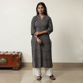 Buy Jahota Block Printed Cotton Straight Kurta 01 Online at iTokri.com