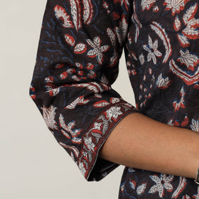 Buy Jahota Block Printed Cotton Straight Kurta 02 Online at iTokri.com