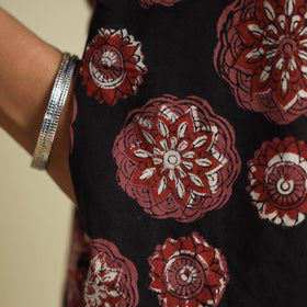 Jahota Block Print Kantha Patchwork Cotton Kurta for Women