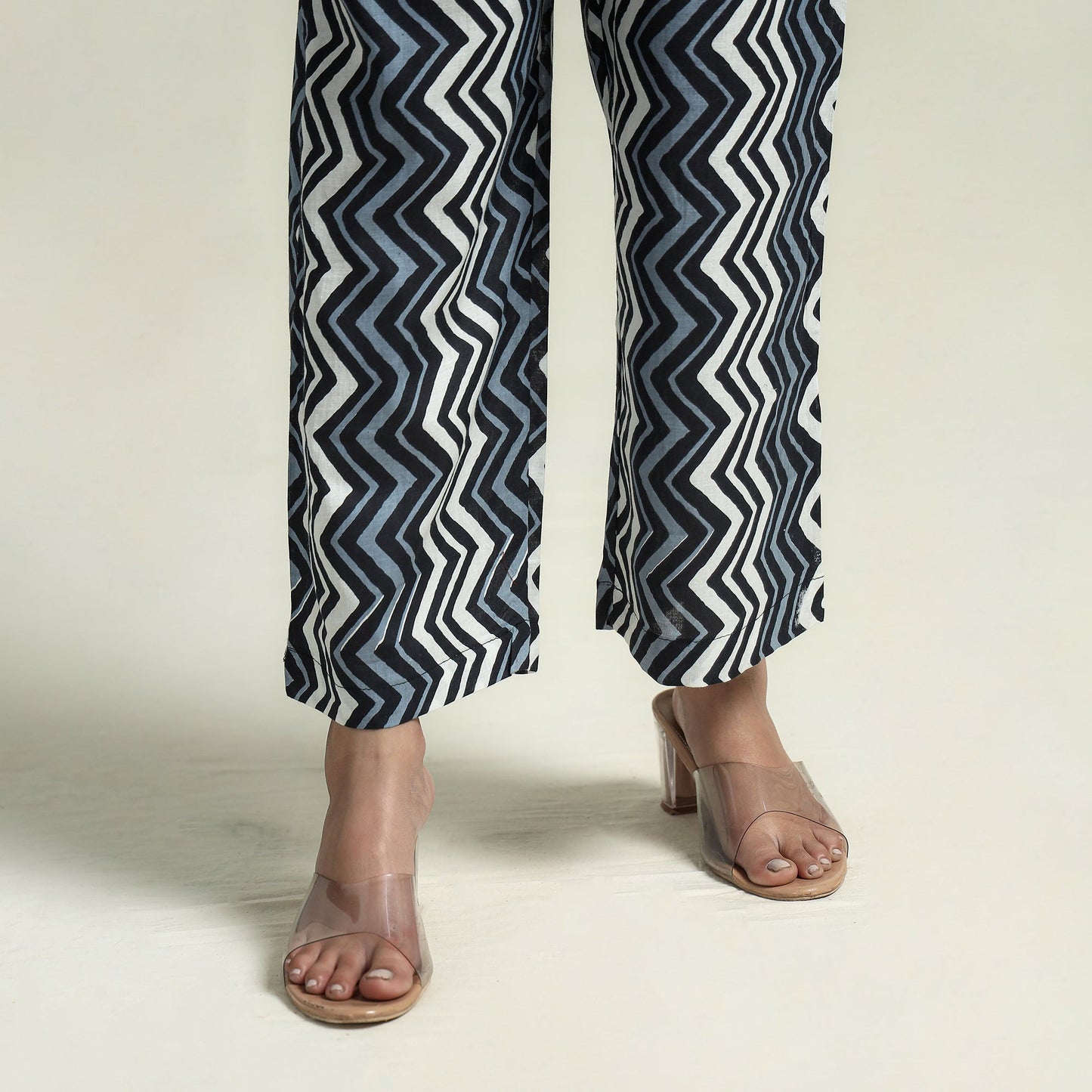 Jaipur Printed Kurta with Palazzo & Dupatta Set

