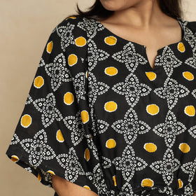 Jaipur Screen Printed Cotton Kaftan & Pyjama Night Suit Set 