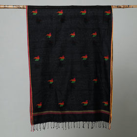  Jamdani Handloom Cotton Stole with Tassels Online at iTokri.com
