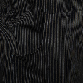 Black - jhiri handloom cotton apron with pocket 18