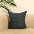  Black Jhiri Handloom Cotton Cushion Cover