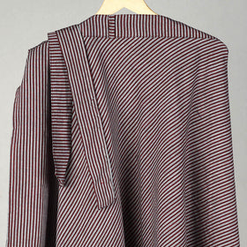 Black - Jhiri Handloom Cotton Wrap Around Plain Skirt 25