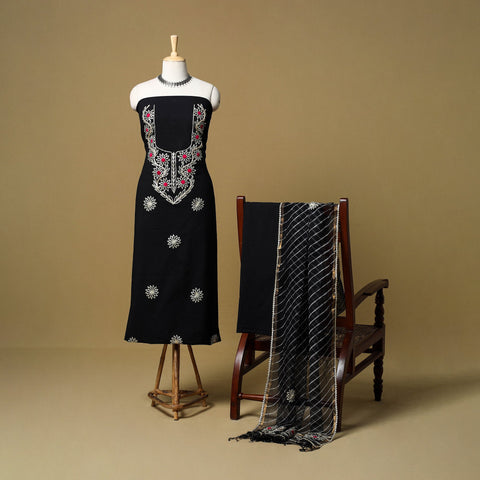 Kacchi gota patti work natural dyed pure cotton 3pc