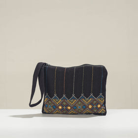  Kala Raksha Jat Hand Embroidered Cotton Coin Pouch 