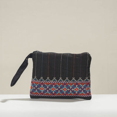  Kala Raksha Jat Hand Embroidered Cotton Coin Pouch 