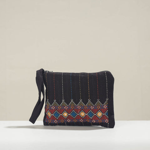  Kala Raksha Jat Hand Embroidered Cotton Coin Pouch 