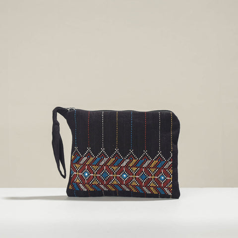  Kala Raksha Jat Hand Embroidered Cotton Coin Pouch 