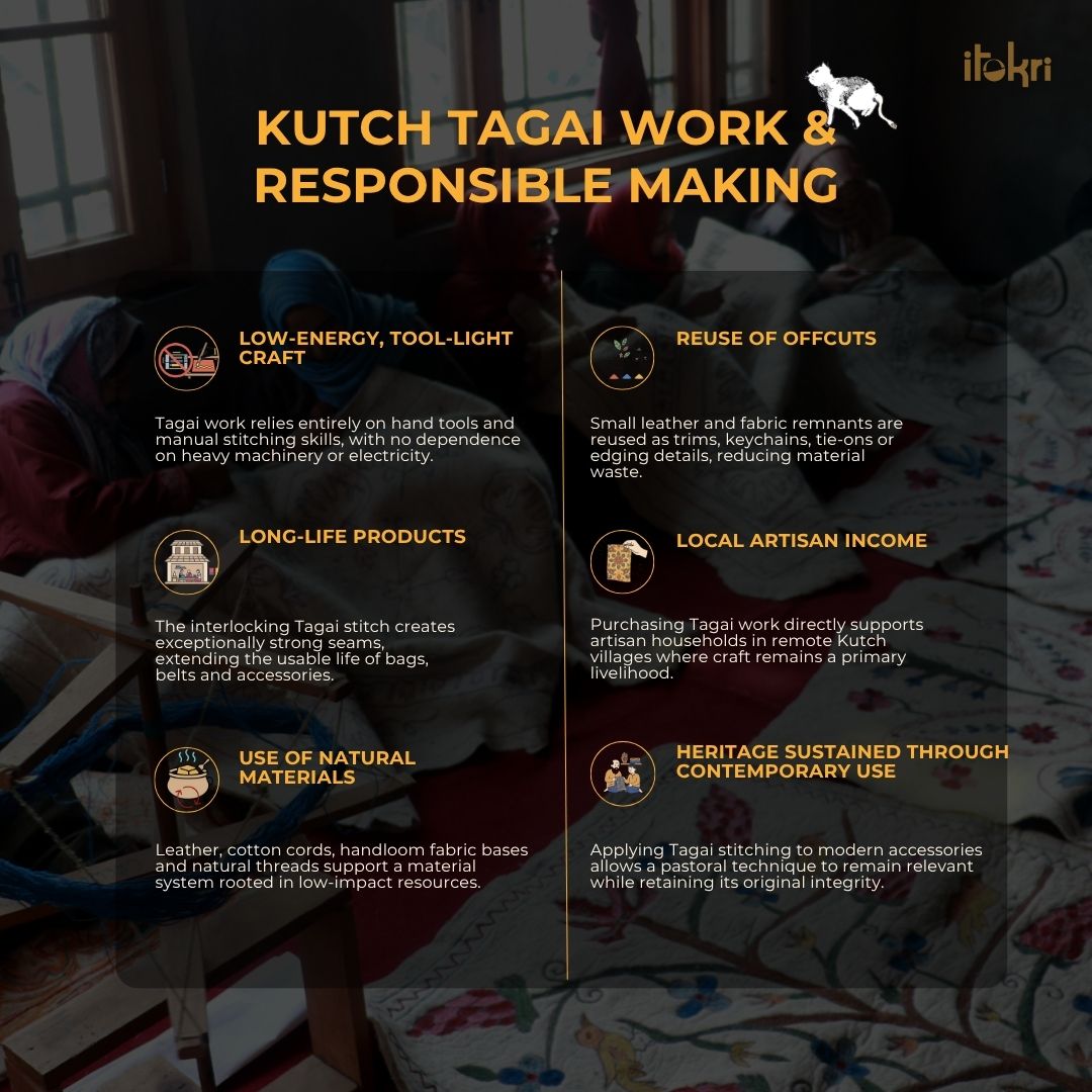 Black - kala raksha tagai work cotton cushion cover (12 x