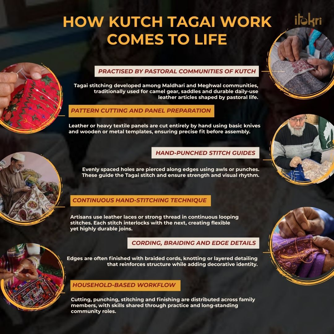 Black - kala raksha tagai work cotton cushion cover (12 x