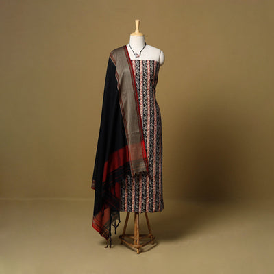 Kalamkari cotton 2pc unstitched dress material