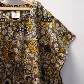 Black - kalamkari cotton kids kaftan (3-4 years) 52